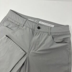Johnnie-O Prep-Formance Pants Men's 30x32 Gray Stretch Performance JMPA1450